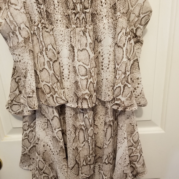 See And Be Seen Dresses & Skirts - Chic Snake Print Midi Dress